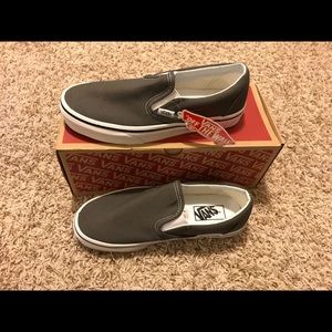Grey Slip On Vans